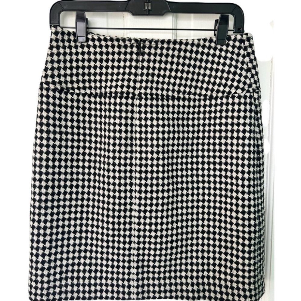 Talbots Monochrome Checkered Pencil Skirt - Picture 2 of 5